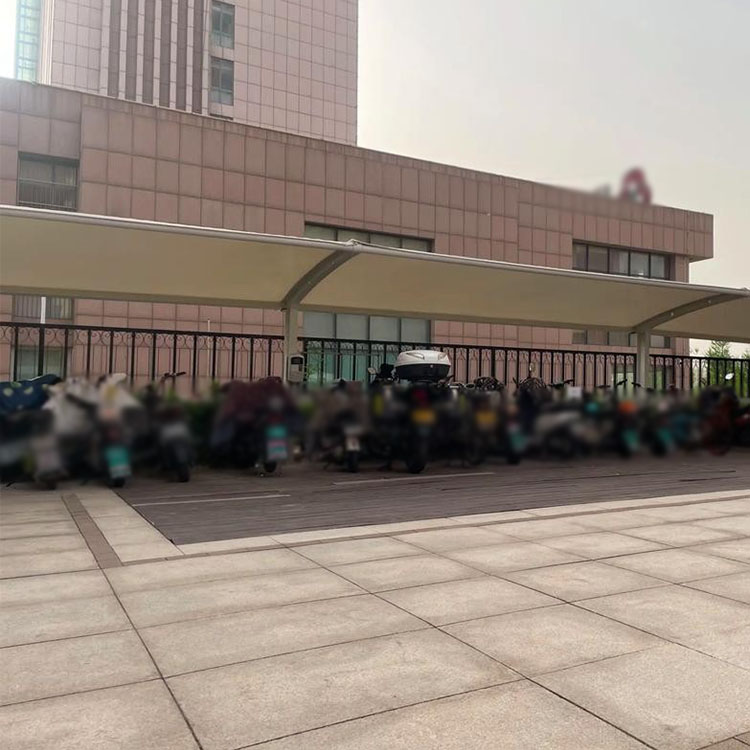 普洱膜结构电动车棚