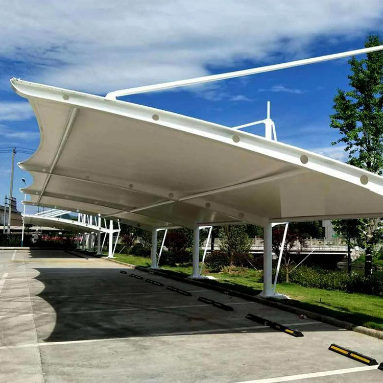 普洱膜结构汽车棚