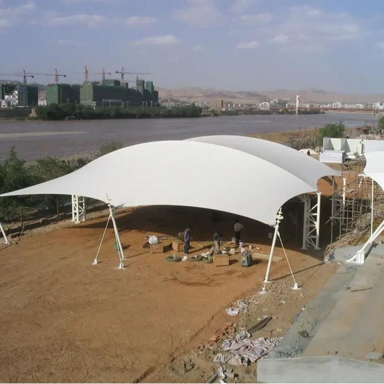 普洱膜结构汽车棚